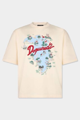 Aloha Souvenir T-shirt met losse pasvorm