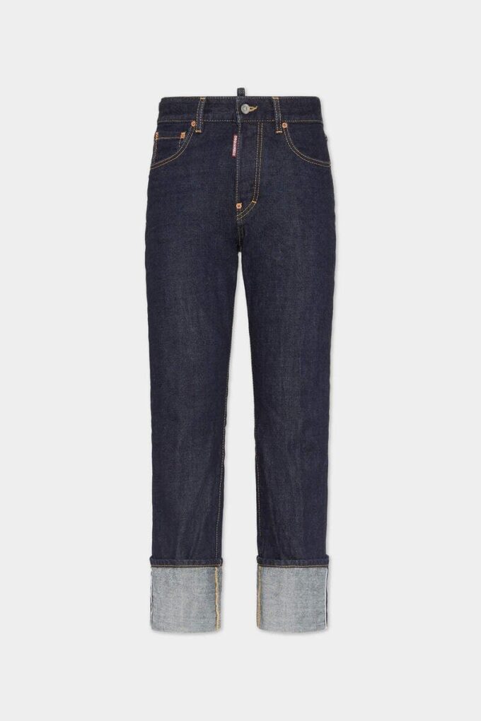 Authentieke Tomboy-jeans met denimwas Authentieke Tomboy-jeans met denimwas