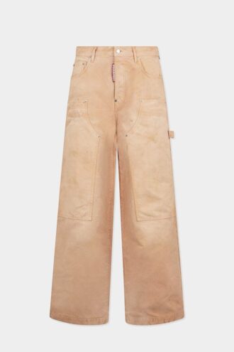 Baggy Carpenter-Jeans, in de massa geverfd
