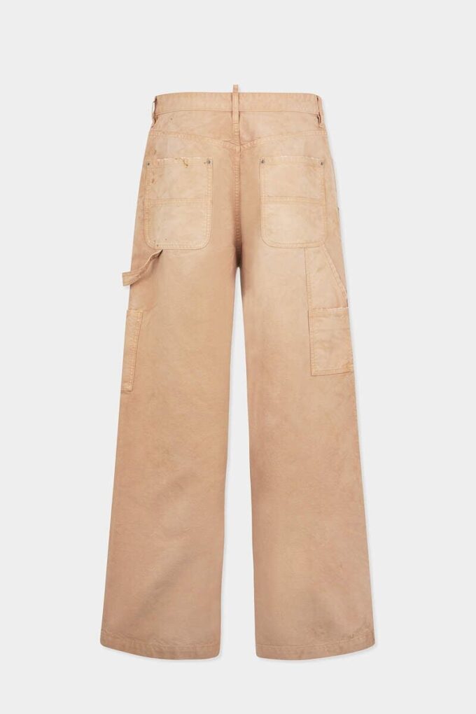 Baggy Carpenter-Jeans, in de massa geverfd Baggy Carpenter-Jeans, in de massa geverfd