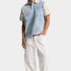 Baggy jeans, in de massa geverfd Baggy jeans, in de massa geverfd