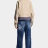 Baggy Traveller-Jeans met medium gescheurde was Baggy Traveller-Jeans met medium gescheurde was