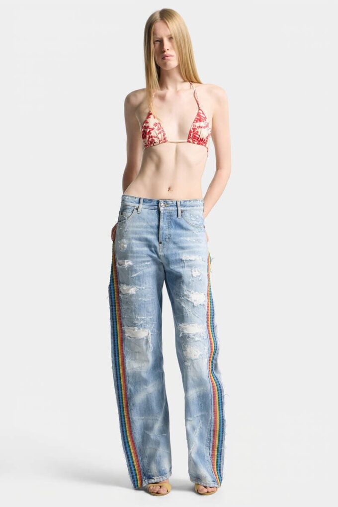 Be Proud Wash Loose Twist Jeans Be Proud Wash Loose Twist Jeans