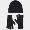 Beanie & handschoenen Warmy gebreide set Beanie & handschoenen Warmy gebreide set