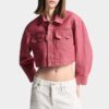 Boxy jeans-jas van Oxford-denim Boxy jeans-jas van Oxford-denim