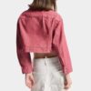 Boxy jeans-jas van Oxford-denim Boxy jeans-jas van Oxford-denim