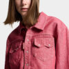 Boxy jeans-jas van Oxford-denim Boxy jeans-jas van Oxford-denim