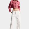 Boxy jeans-jas van Oxford-denim Boxy jeans-jas van Oxford-denim
