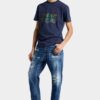 Bro-jeans met medium gescheurde wassing Bro-jeans met medium gescheurde wassing