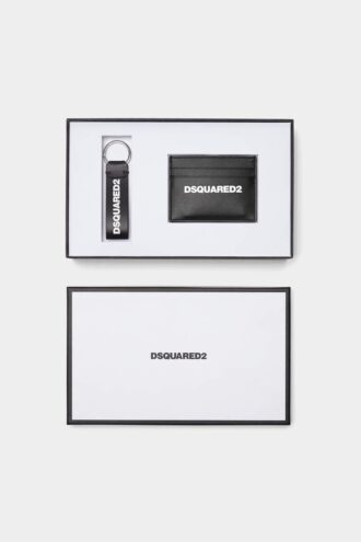 Cadeaudoos met creditcardhouder en sleutelhanger