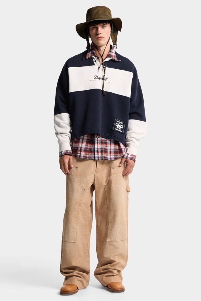 D2 College Rugby Fit Sweater D2 College Rugby Fit Sweater
