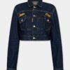 Cimosa authentiek Japans kort boxy Jeans-jasje Cimosa authentiek Japans kort boxy Jeans-jasje