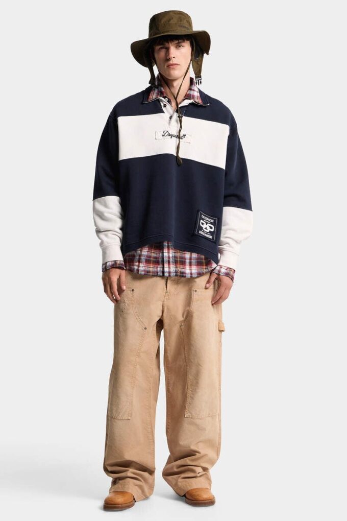 D2 College Rugby Fit Sweater D2 College Rugby Fit Sweater