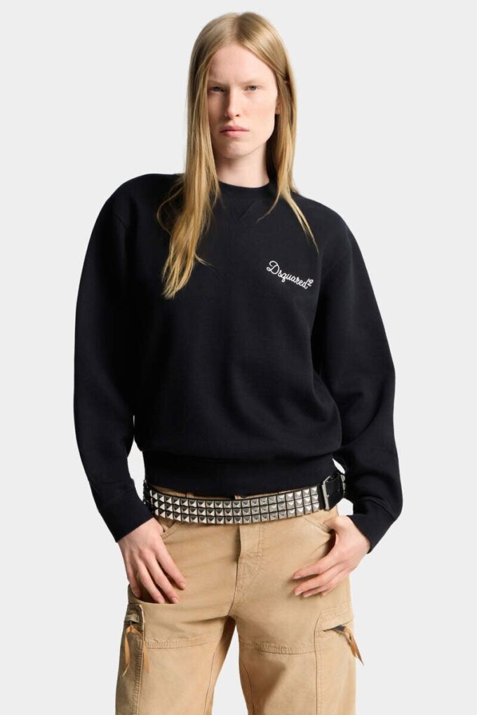 D2 Signature Just Right Fit T-shirt met ronde hals