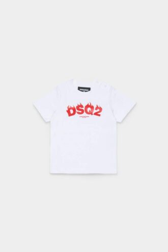 D2Kids Dsq2 T-shirt voor pasgeborenen