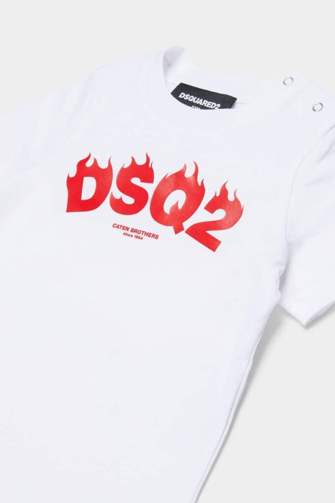 D2Kids Dsq2 T-shirt voor pasgeborenen D2Kids Dsq2 T-shirt voor pasgeborenen