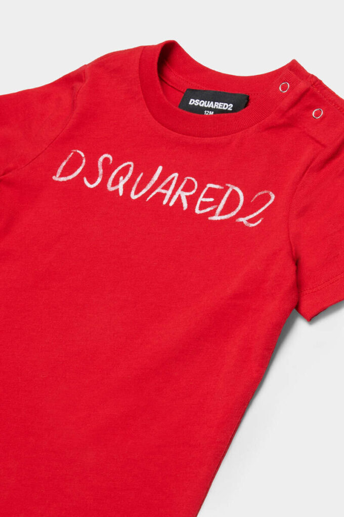 D2Kids Dsquared2 T-shirt voor pasgeborenen