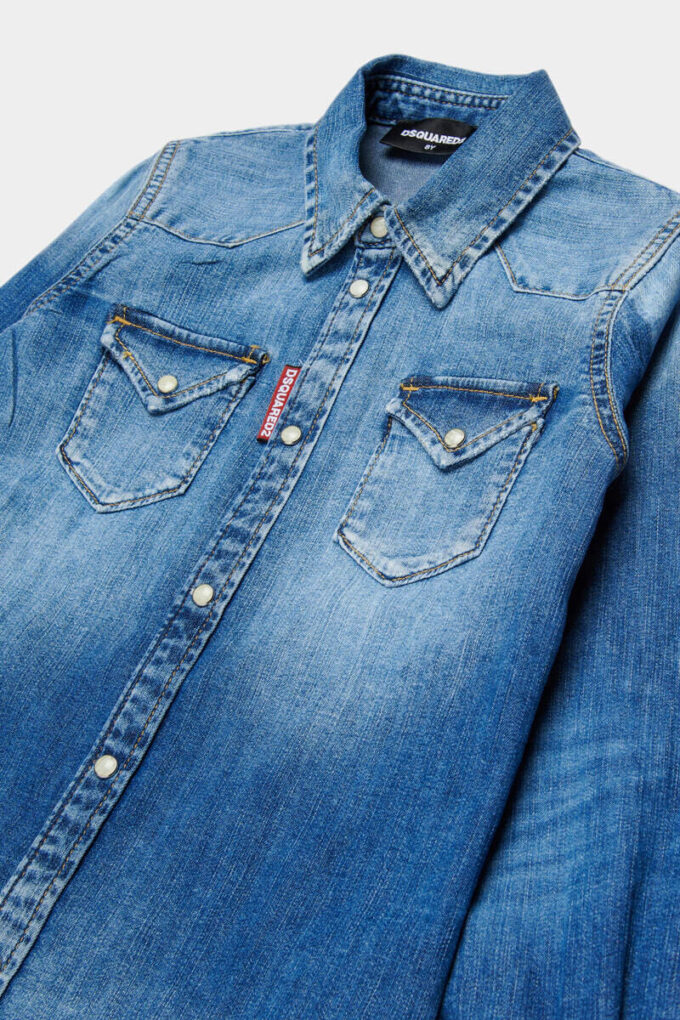 D2Kids Junior denim overhemd D2Kids Junior denim overhemd
