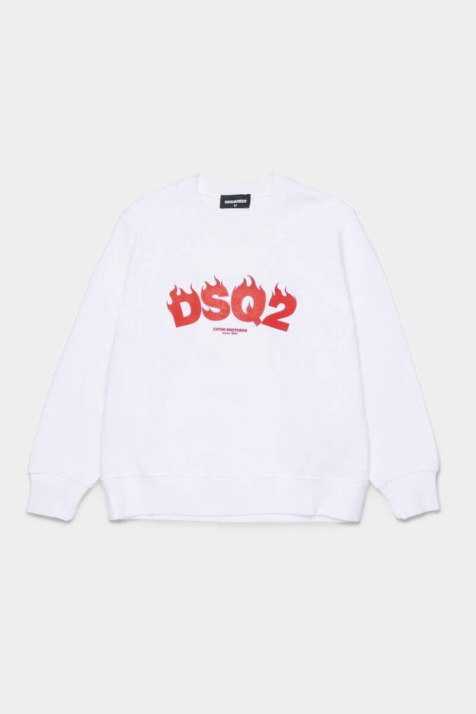 D2Kids Junior Dsq2 T-shirt met ronde hals D2Kids Junior Dsq2 T-shirt met ronde hals
