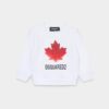 D2Kids Pasgeboren Maple Leaf T-shirt met ronde hals