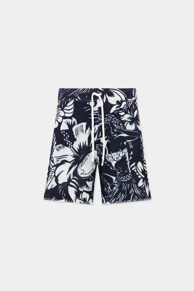 Dancing Flowers gebreide korte broek Dancing Flowers gebreide korte broek