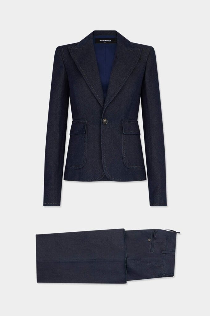 Denim pak met indigo-was Denim pak met indigo-was