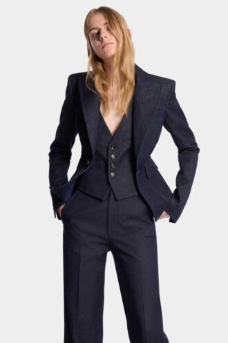 Denim pak met indigo-was