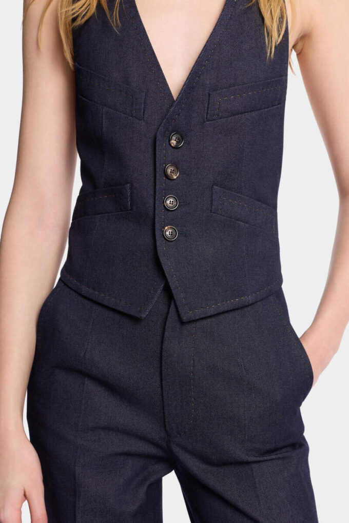 Denim pak met indigo-was Denim pak met indigo-was