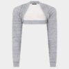 Diep uitgesneden jersey bolero