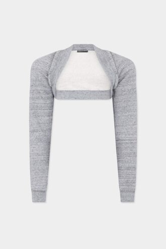Diep uitgesneden jersey bolero