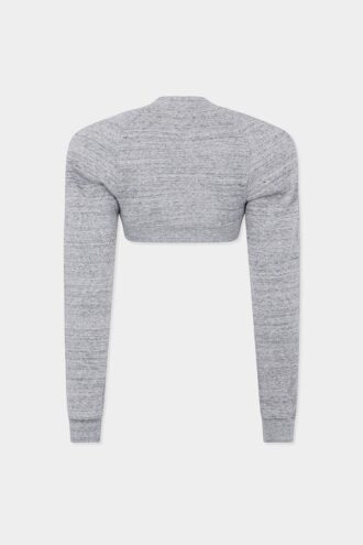 Diep uitgesneden jersey bolero