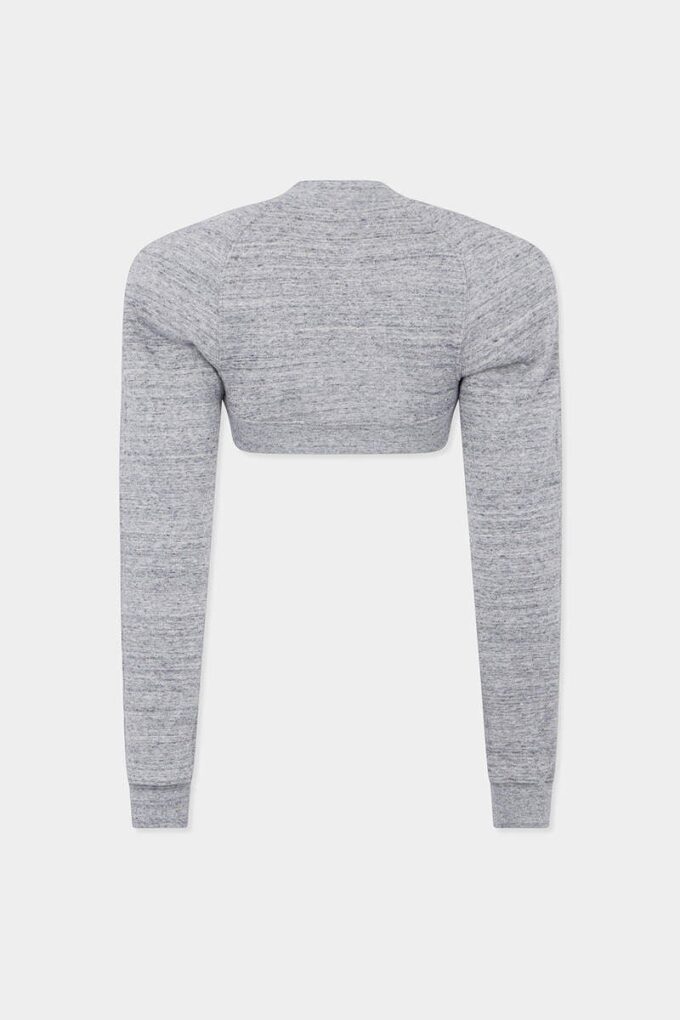 Diep uitgesneden jersey bolero