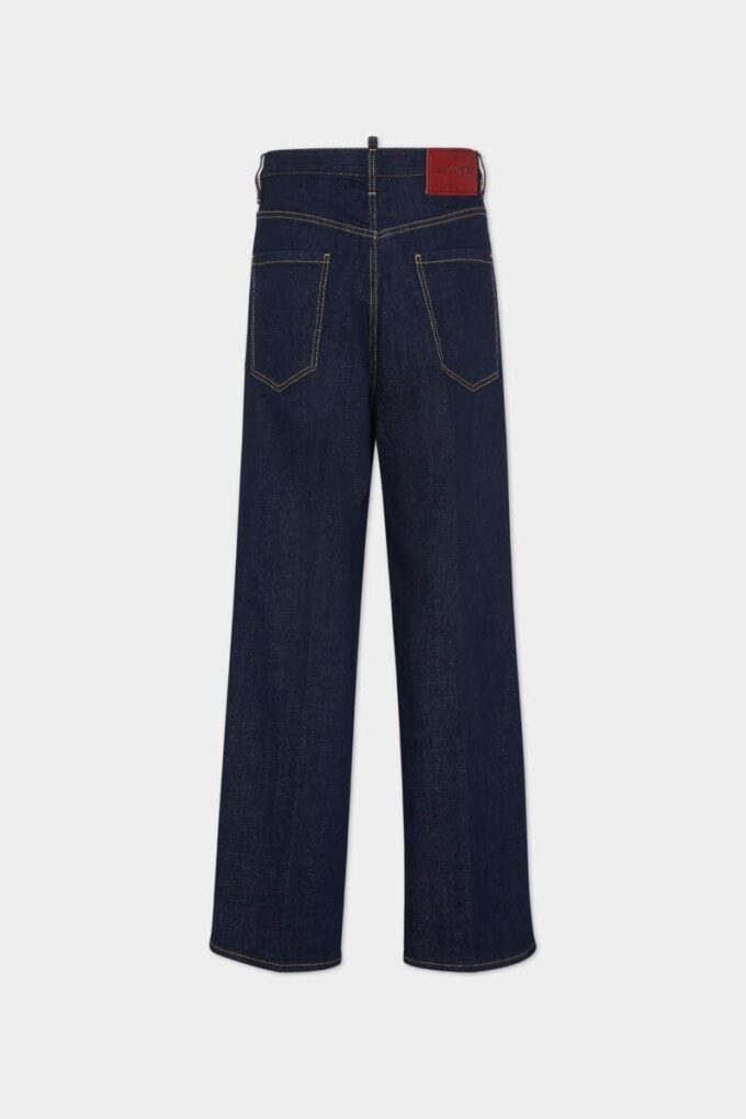 Donkere, loszittende Jeans Donkere, loszittende Jeans