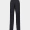 Donkere Rebel Rider Wash hybride denim loszittende broek Donkere Rebel Rider Wash hybride denim loszittende broek