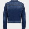 Donkere rokerjas over jeansjas Donkere rokerjas over jeansjas