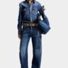 Donkere Smoker Wash Loose Twist-Jeans Donkere Smoker Wash Loose Twist-Jeans