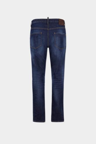 Donkere, strakke Teddy-Jeans