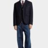 Donkere, strakke wassing, losse Jeans