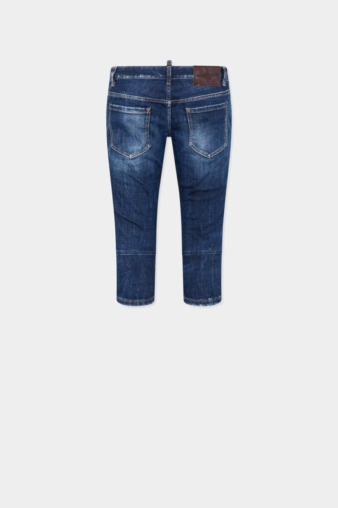 Donkere zomer Jeans zonder rits Donkere zomer Jeans zonder rits