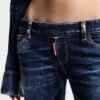 Donkere zomer Jeans zonder rits Donkere zomer Jeans zonder rits
