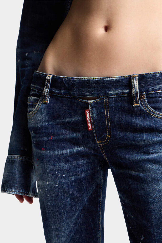 Donkere zomer Jeans zonder rits Donkere zomer Jeans zonder rits