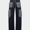 Donkere, zware, losse twist-Jeans Donkere, zware, losse twist-Jeans