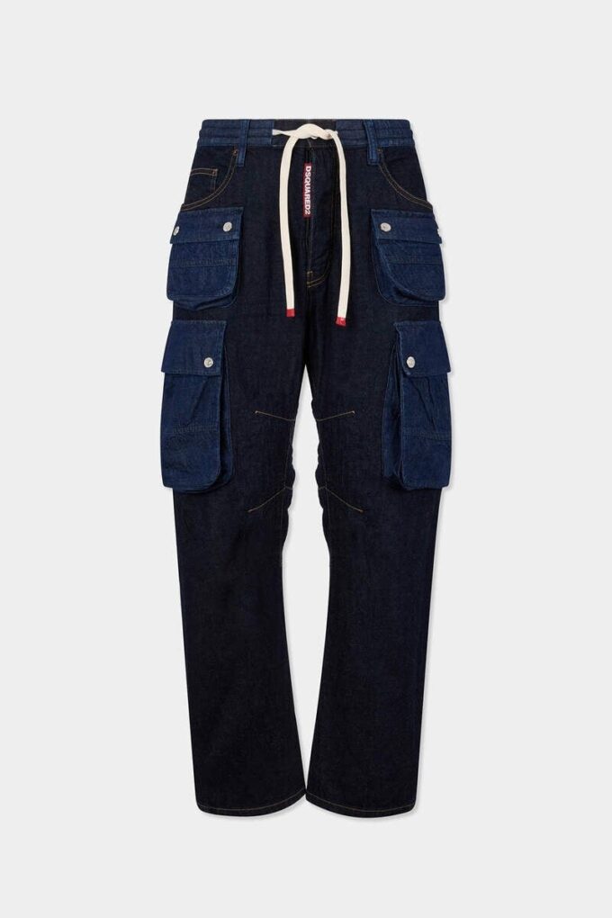 Donkergewassen Kawaii-Jeans Donkergewassen Kawaii-Jeans