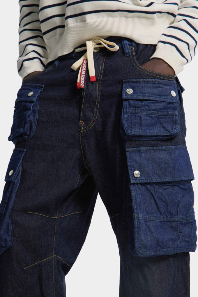 Donkergewassen Kawaii-Jeans Donkergewassen Kawaii-Jeans
