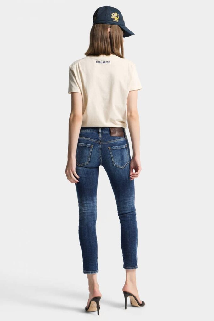 Donkergewassen skinny jeans Donkergewassen skinny jeans