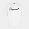 Dsquared2 geborduurd T-shirt met losse pasvorm Dsquared2 geborduurd T-shirt met losse pasvorm