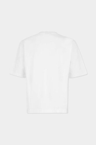 Dsquared2 geborduurd T-shirt met losse pasvorm