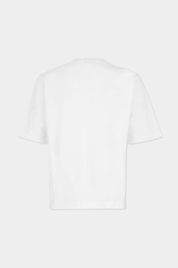 Dsquared2 geborduurd T-shirt met losse pasvorm Dsquared2 geborduurd T-shirt met losse pasvorm