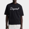 Dsquared2 geborduurd T-shirt met losse pasvorm Dsquared2 geborduurd T-shirt met losse pasvorm