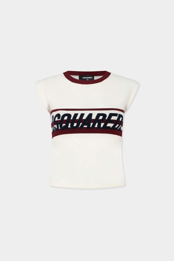 Dsquared2 gebreid T-shirt Dsquared2 gebreid T-shirt